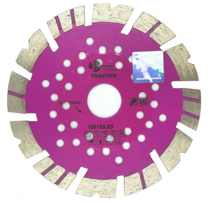 Диск алмазный Trio Трактор турбо-сегмент 125мм TR702
