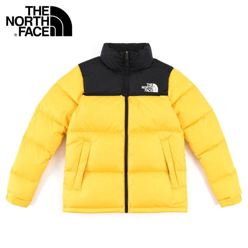 Yellow nuptse on sale north face