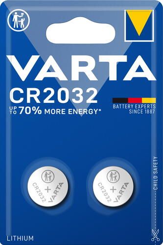 VartaБатарейкаCR2032,Литиевыйтип,3В,2шт