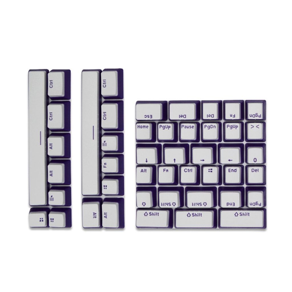 ДополнительнаяклавишаPuddingkeycap6.0U/6.5UCorsair-белыеифиолетовыесимволы