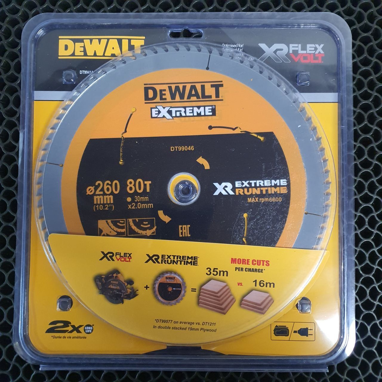 DeWalt Диск пильный 260 x 2 x 30; 80  зуб.