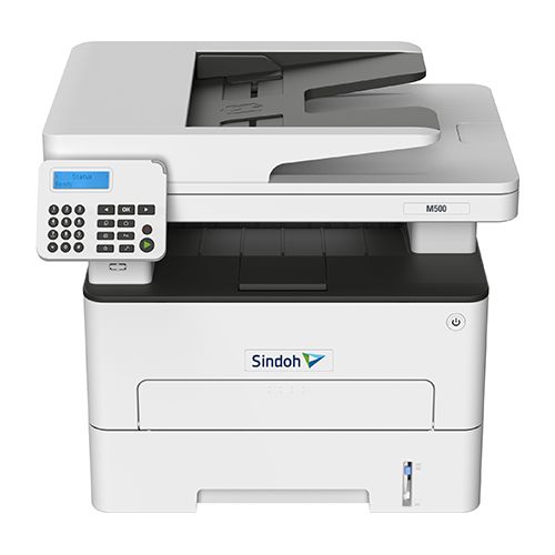 МФУлазерноеSindohM500,ч/б,1200x1200dpi,A4,USB,RJ-45,Wi-Fi,AirPrint,серый