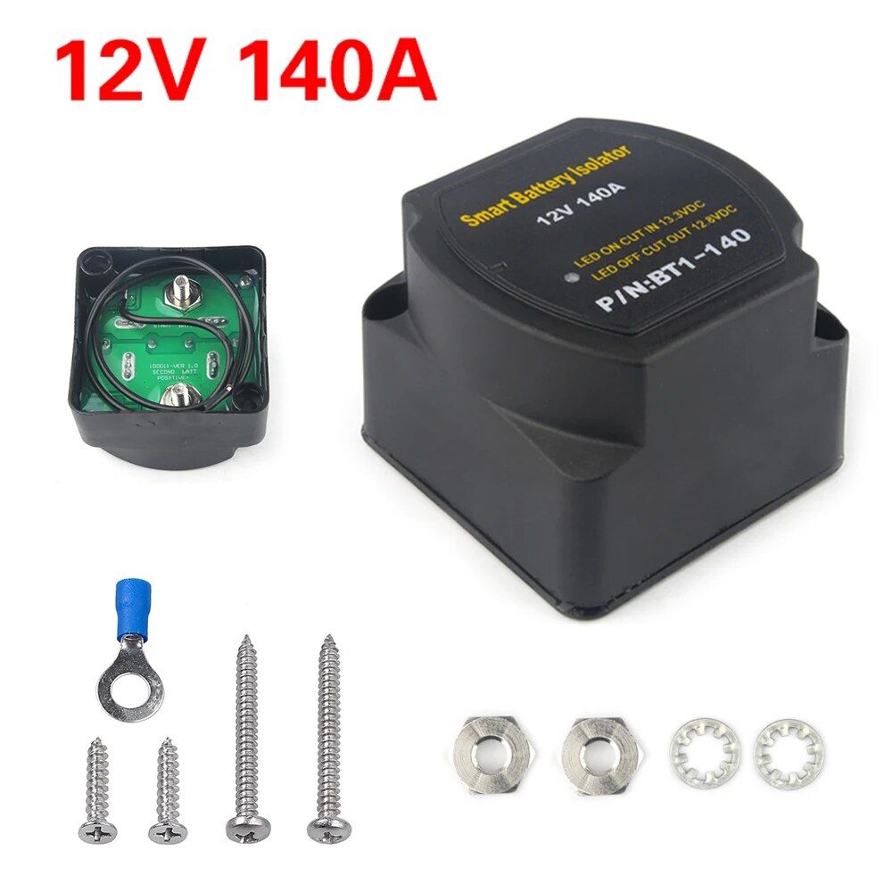 Smart battery isolator 12v 140a схема подключения