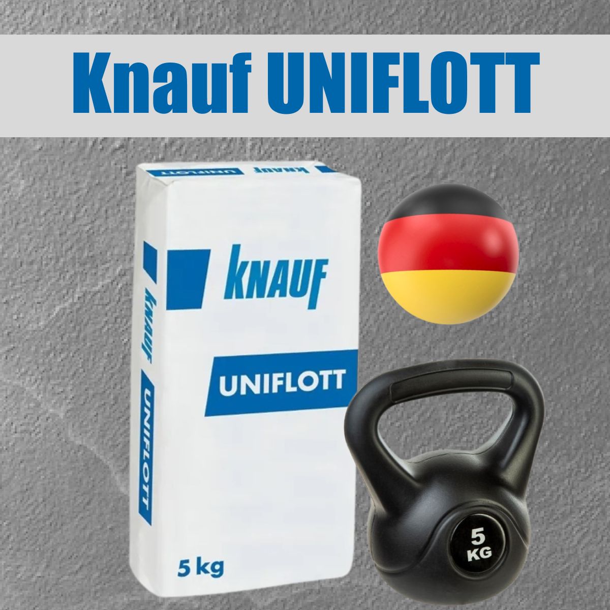 Шпаклевка Knauf Uniflot Унифлот, 5 кг