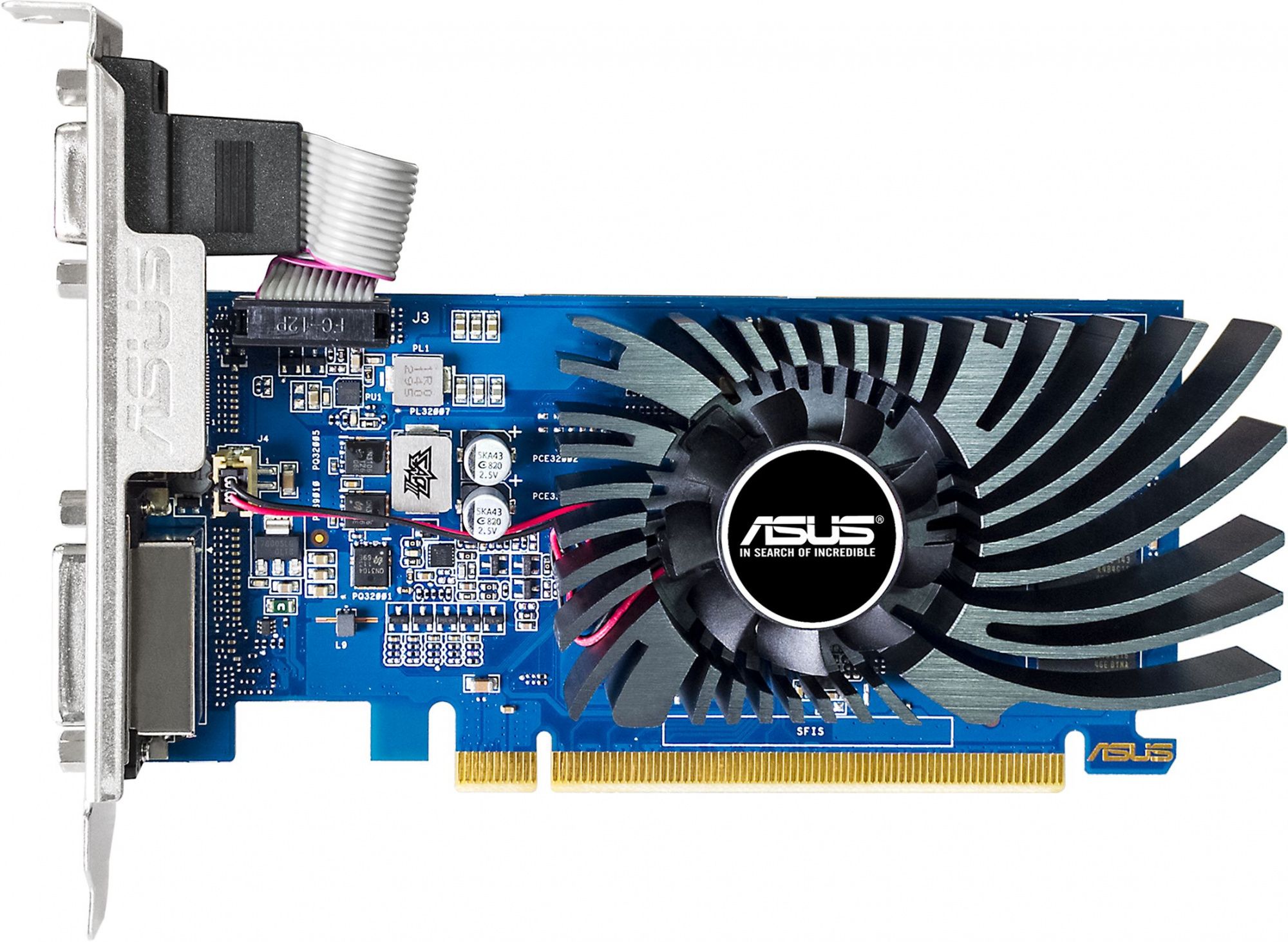 ASUS Видеокарта GeForce GT 730 2 ГБ (GT730-2GD3-BRK-EVO)