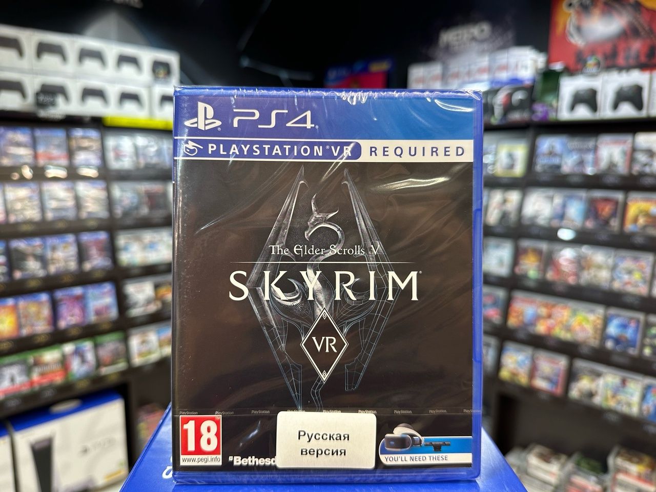 Игра Игра The Elder Scrolls V: Skyrim VR PS4 (Новый) (PlayStation 4 купить  по низкой цене с доставкой в интернет-магазине OZON (685346402)