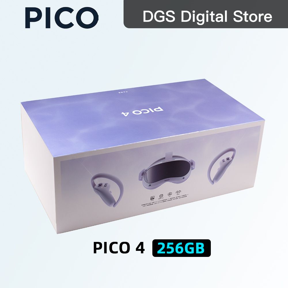 Очкивиртуальнойреальности,Pico4VRвсе-в-одном256GB;дисплей4K+дляMetaverseипотоковыхигр