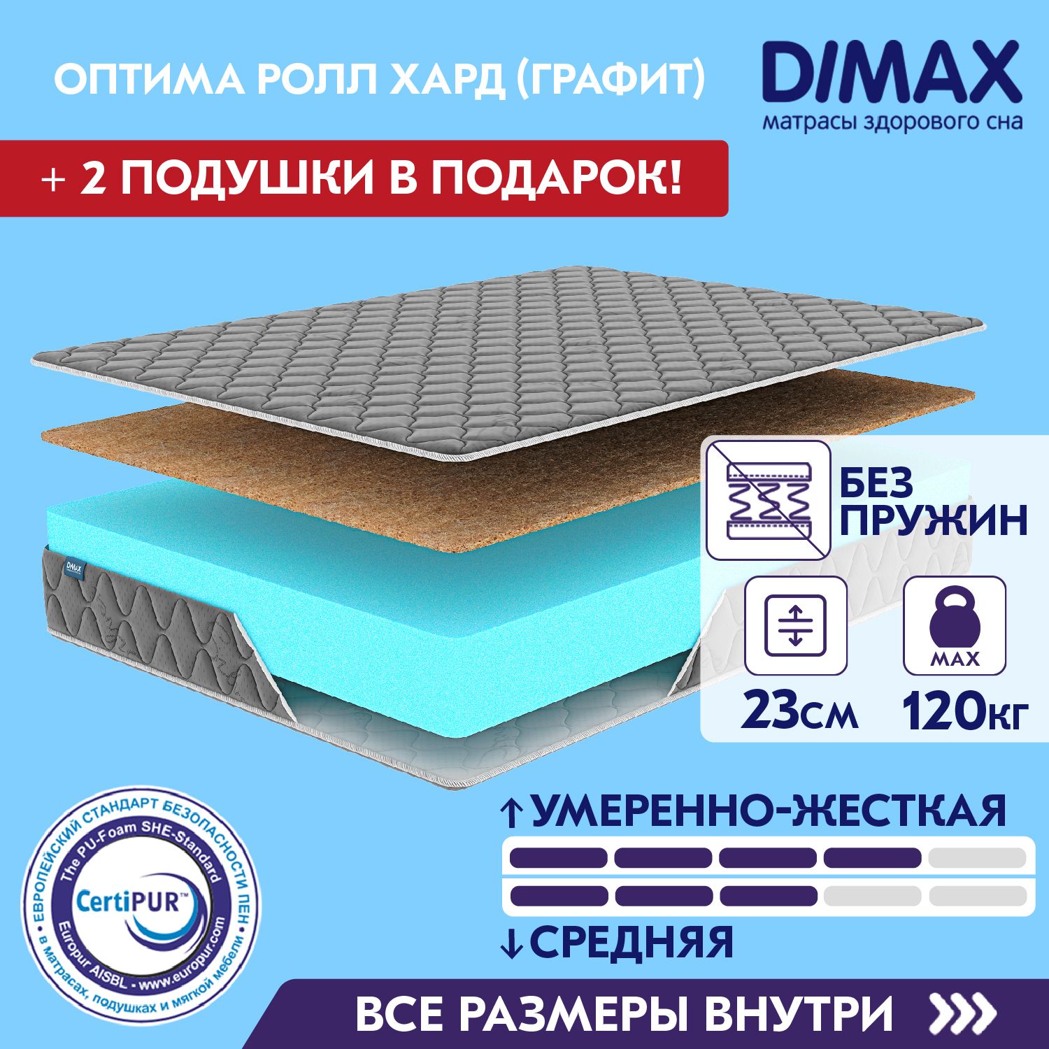 Матрас Dimax Оптима 500 65х180. Матрас Оптима ролл микс 70x195. Матрас Dimax Оптима 500 65х160.