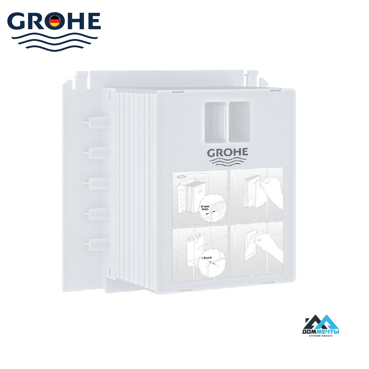 Короб для панели смыва grohe 66791000