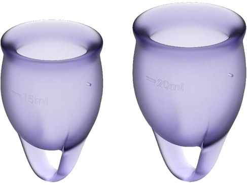 Набор менструальных чаш, 2шт Satisfyer Feel confident Menstrual Cup