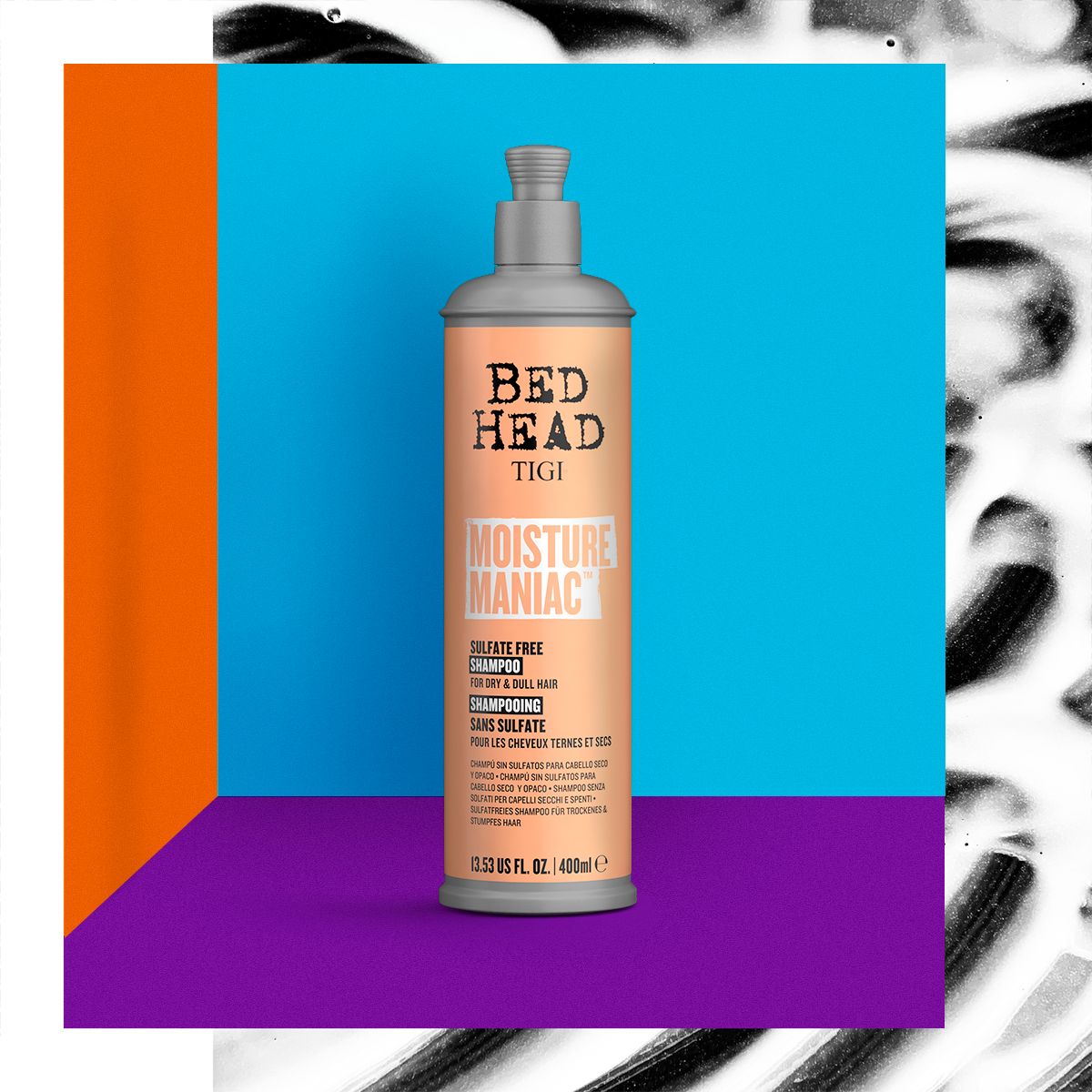 Бессульфатный шампунь для увлажнения волос Bed Head Moisture Maniac Shampoo: Шампунь 750мл