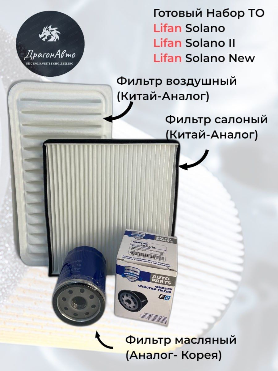 Фильтр салона Lifan Solano 2 () AC купить