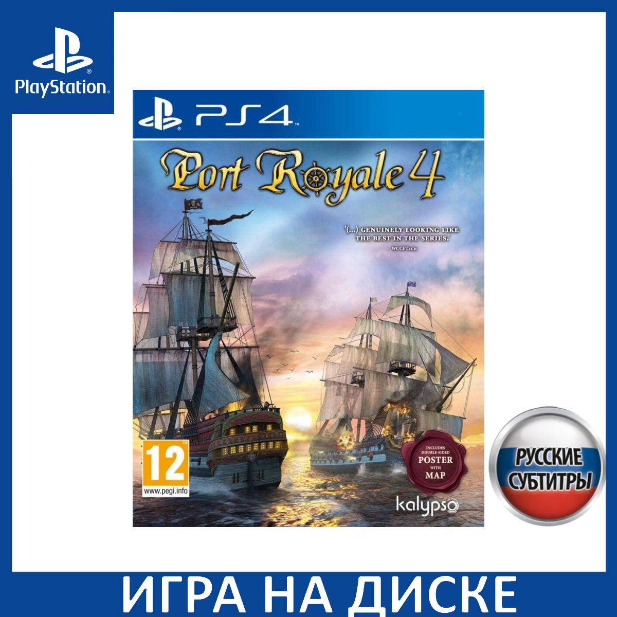 Игра Port Royale 4 PS4 Русская Версия Диск на PlayStation 4