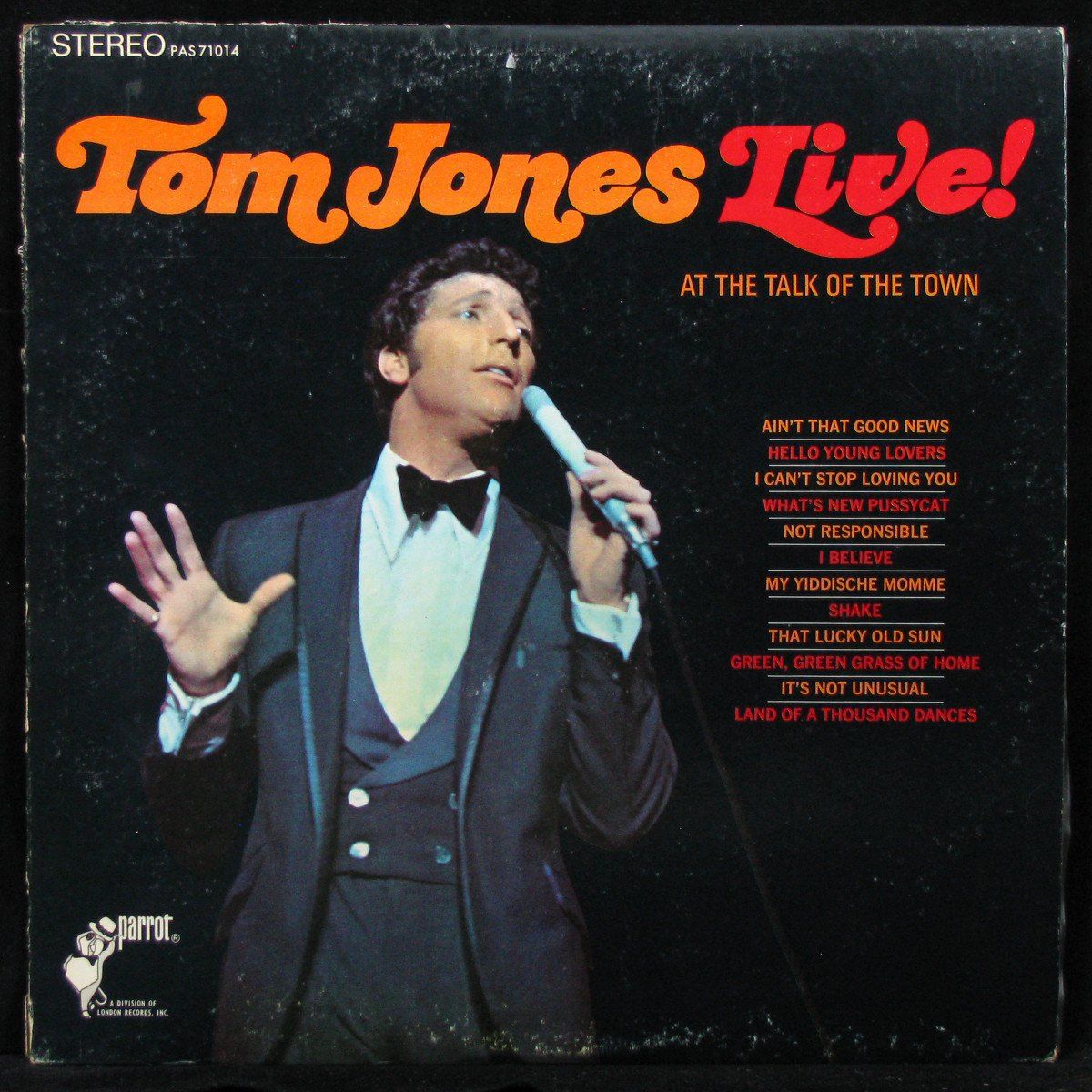 Tom lp. Tom Jones обложки альбомов. Tom jones1967 Live at the talk of the Town. Tom jones1967 Live at the talk of the Town Cover. Том винил