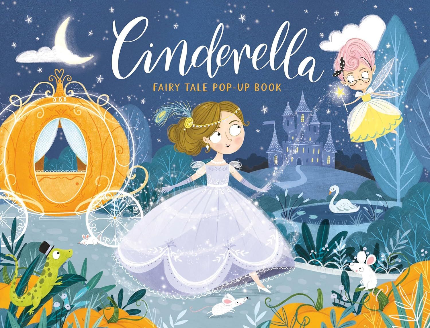 Cinderella Pop-Up интерактивная книга про золушку на английском языке