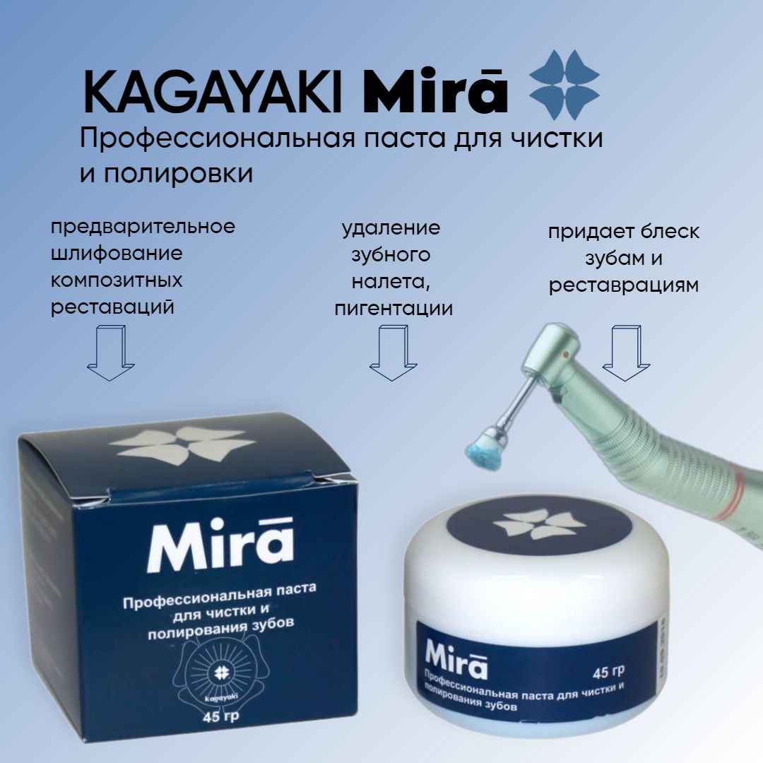 Паста для чистки и полировки Kagayaki Mira, 45 г.