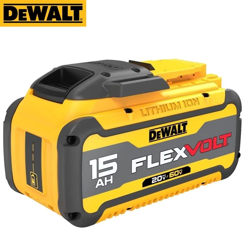 DEWALTDCB615ЛитиеваябатареяFLEXVOLT20В/60В,макс.15Ач,максимальноевремяработы,компактнаяперезаряжаемаяаккумуляторнаябатарея