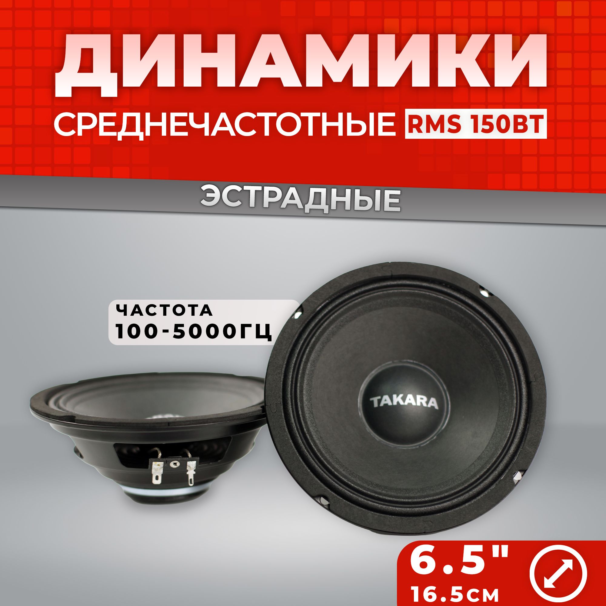 Динамики Takara Dance 6S NEO, Колонки автомобильные, Акустическая система  для авто, Аудиосистема в машину, 6.5 дюймов, мощность 250 Вт, частотный  диапазон 100 - 5000 Гц, 2 шт - купить по выгодной цене в интернет-магазине  OZON, гарантия 365 (318868381)