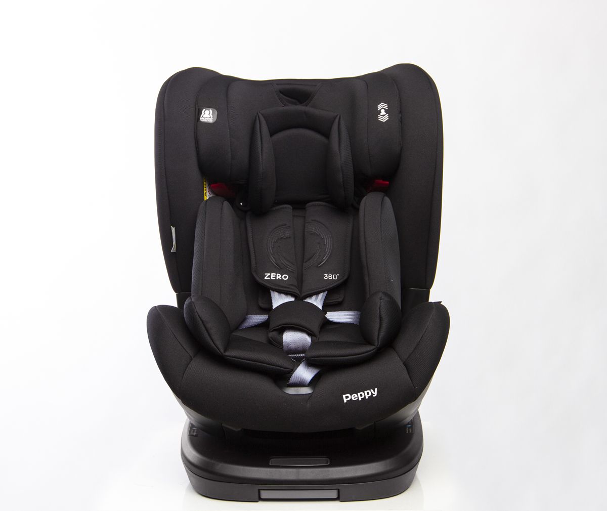 Автокресло Peppy ZERO Isofix 0 мес. - 36 кг Black