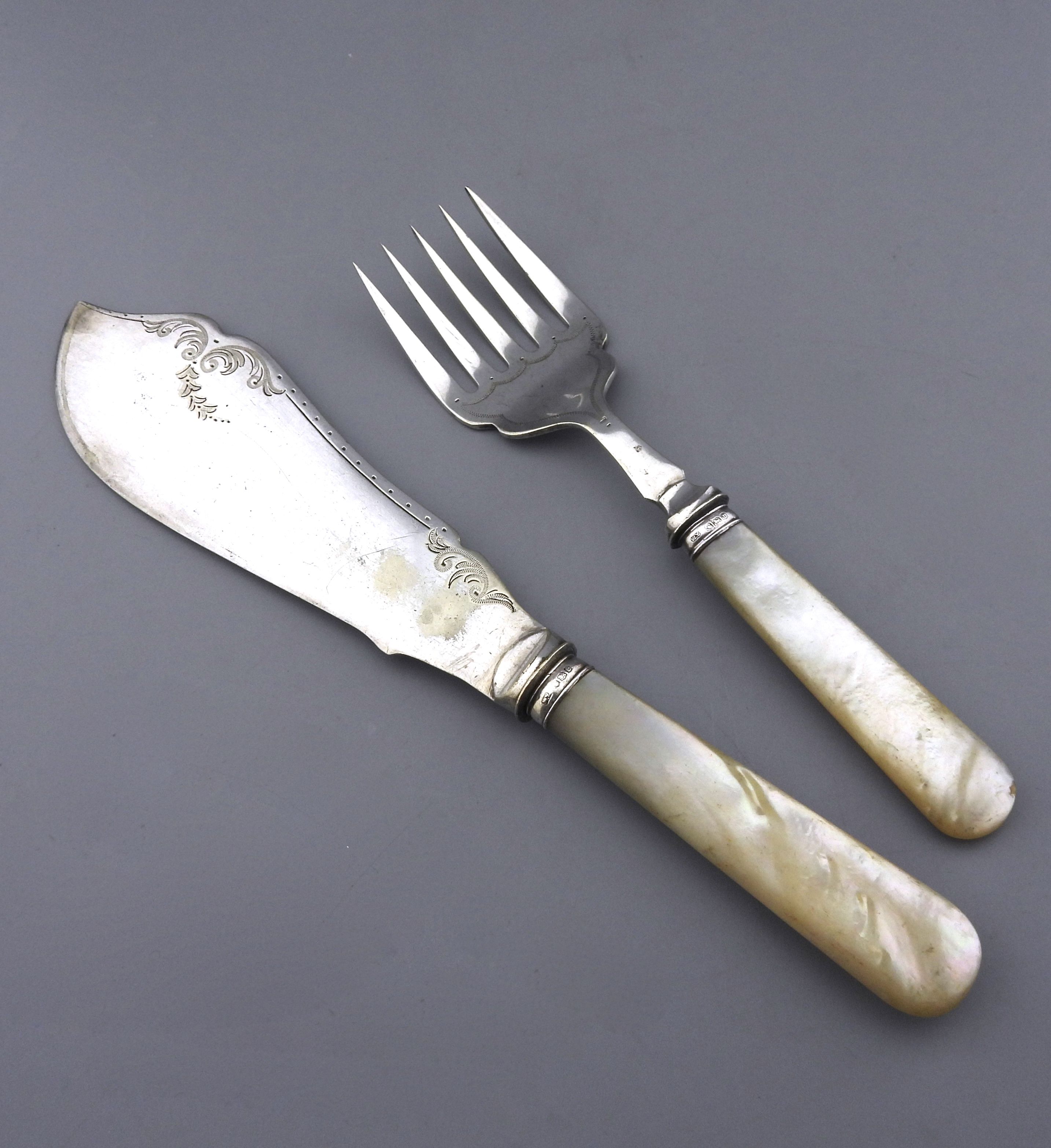 Сервировочный набор с натуральным перламутром JD&S 19 в