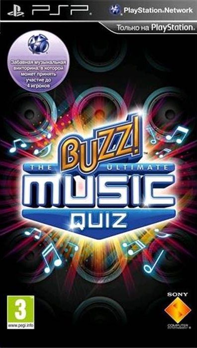 Игра Buzz!: The Ultimate Music Quiz (PlayStation Portable (PSP), Английская версия)