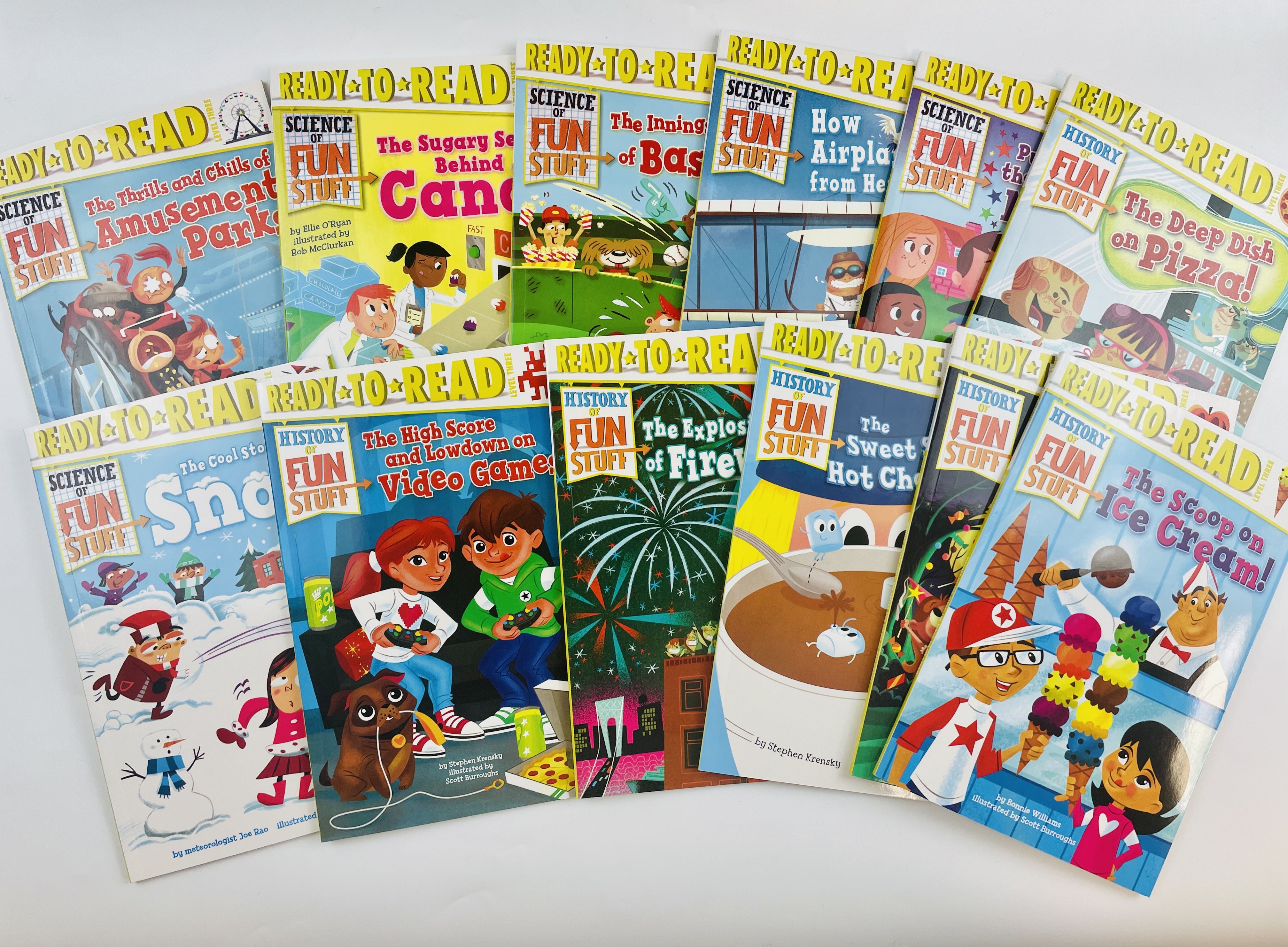 Ready-to-Read Fun Stuff Level 3, набор из 12 английских книг, TheBookCorner