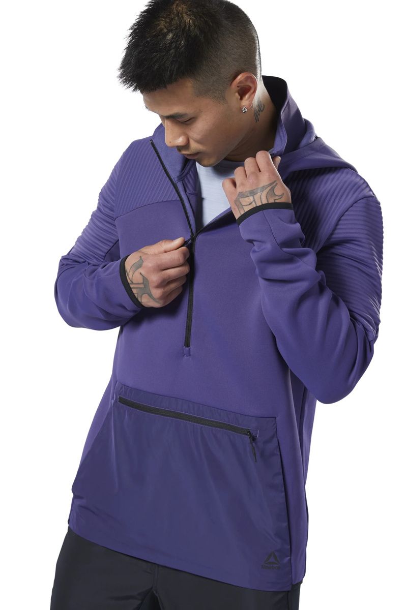 Худи Reebok Ts Thermowarm Cntrl — купить в интернет-магазине OZON с быстрой  доставкой