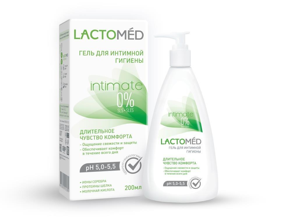 Лактомед (Lactomed) Гель для интимной гигиены Длительное чувство комфорта, 200мл  #1