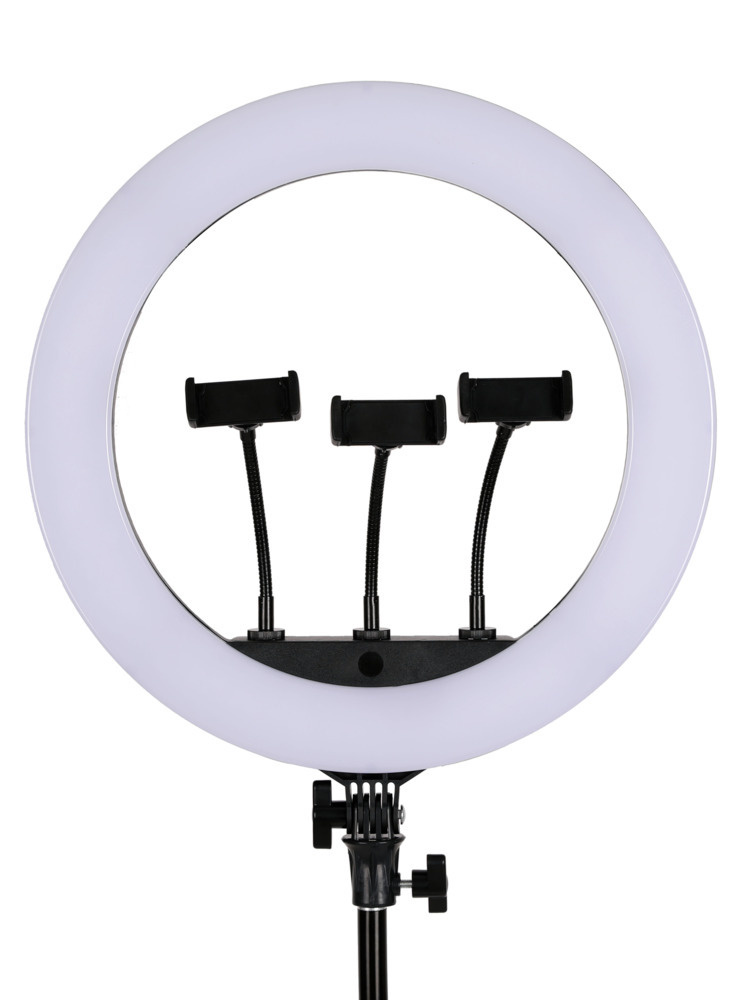 Кольцевая светодиодная LED лампа RL-18 Soft Ring Light 45см с пультом ...