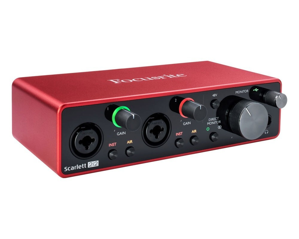 Внешняя звуковая карта focusrite scarlett 2i2 3rd gen обзор