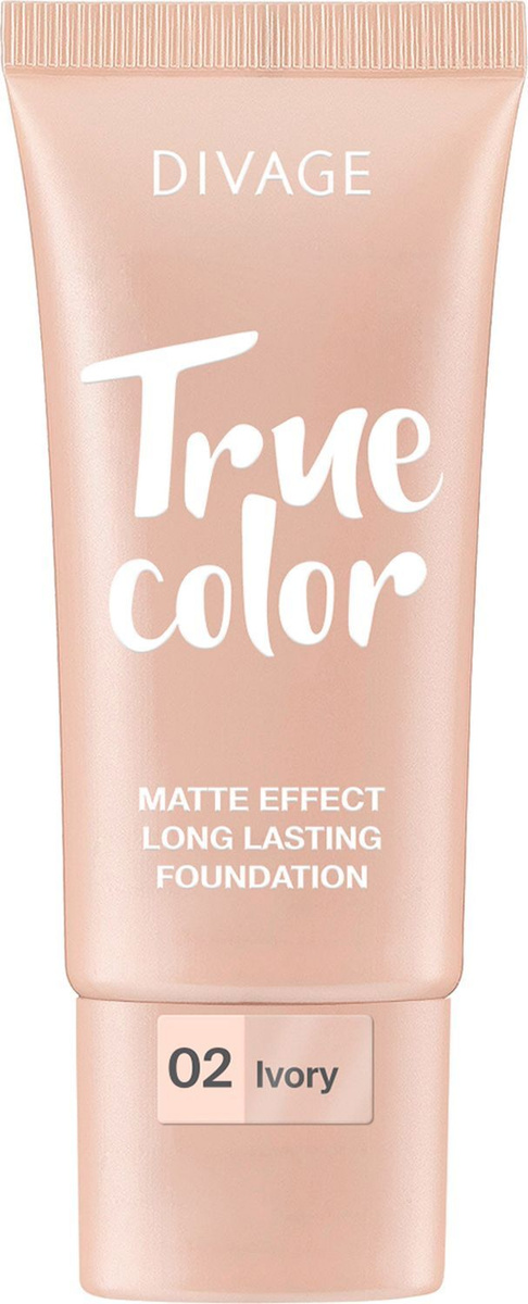 Divage True Color Тональный крем, тон № 02 Ivory — купить в интернет ...