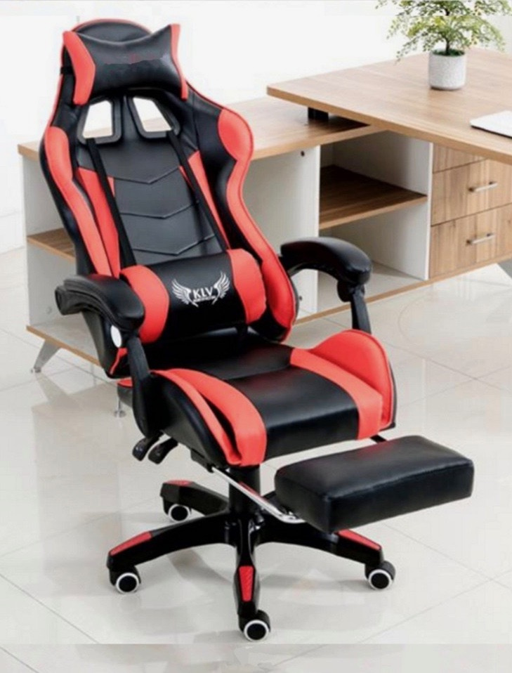 Игровое компьютерное кресло, Офисное кресло King LeVel, Экокожа .