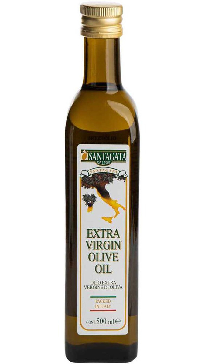 Оливковое масло первого холодного отжима Santagata Extra Virgin 0,5 л ...