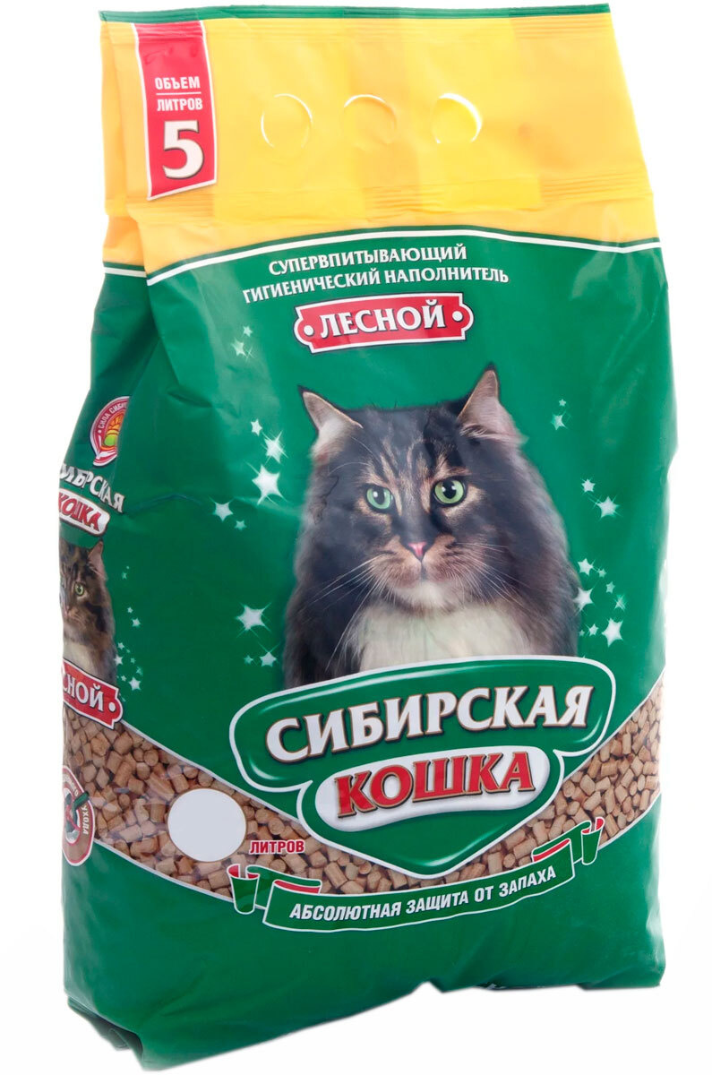 наполнитель сибирская кошка 20 кг