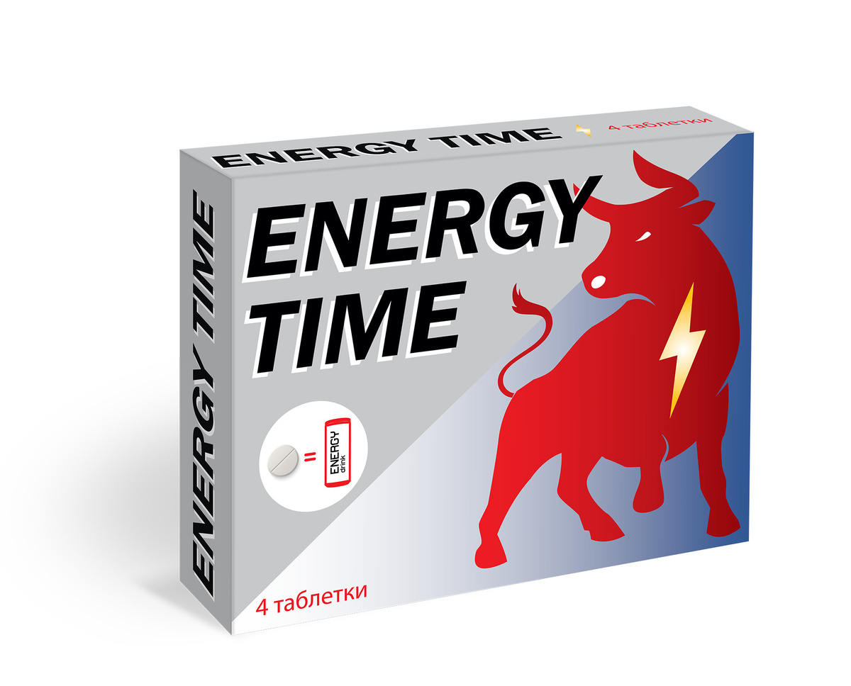 Energy time таб. №4 (кофеин + синефрин + йохимбин) #1