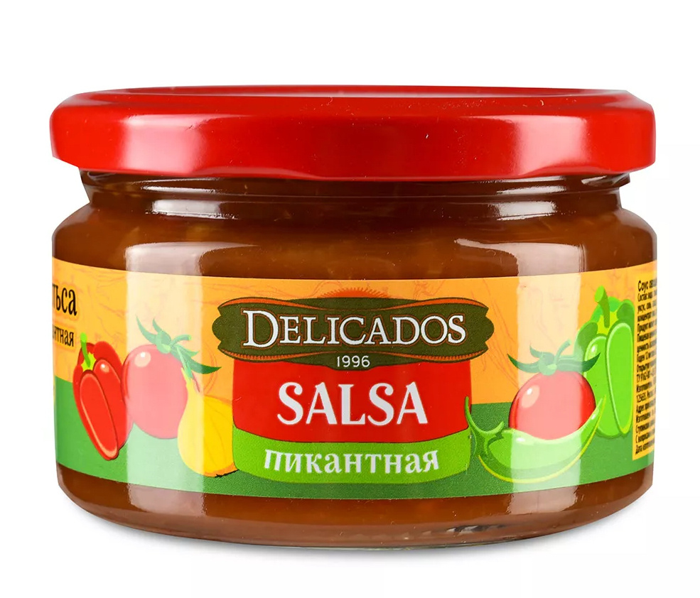 Соус к чипсам "Сальса пикантная" Delicados 200 г — купить в интернет ...