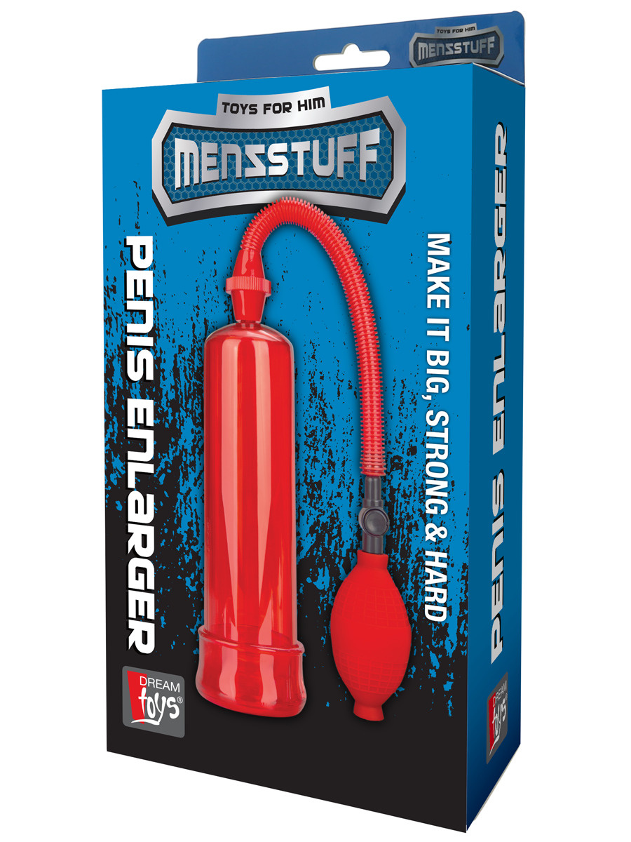 Вакуумная помпа для мужчин "MENZSTUFF PENIS ENLARGER RED" 19cm — купить ...