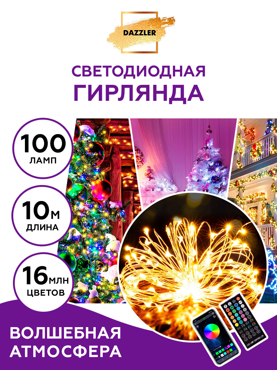 Нить Новогодняя Декоративная Нить Новогодняя Декоративная