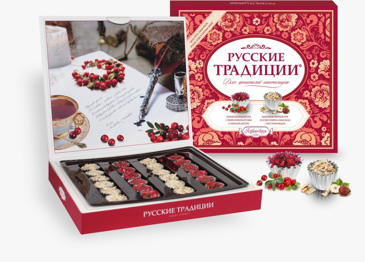 Конфеты шоколадные набор "РУССКИЕ ТРАДИЦИИ ДЛЯ ЦЕНИТЕЛЕЙ НАСТОЯЩЕГО ...