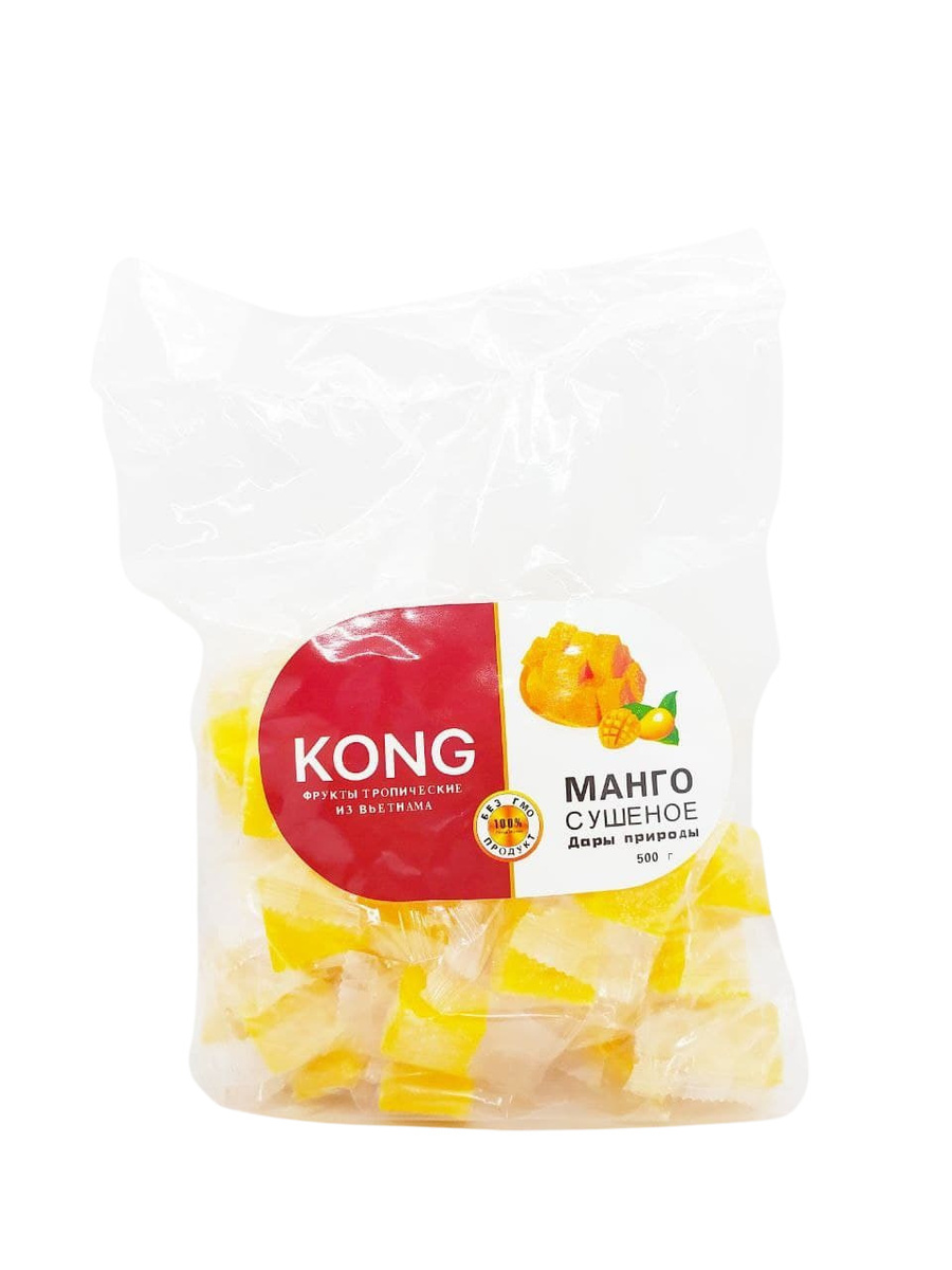 Манго сушеное 500г KONG Вьетнам — купить в интернет-магазине OZON с ...