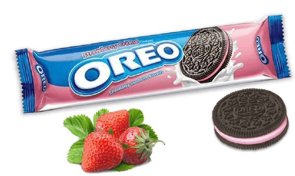 Печенье Oreo Strawberry / Печенье Орео со вкусом клубники 154 гр ...