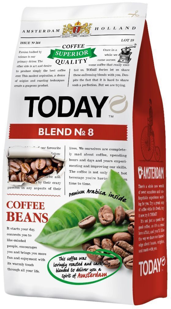 Today Blend кофе в зернах №8, 200 г — купить в интернет-магазине OZON с ...