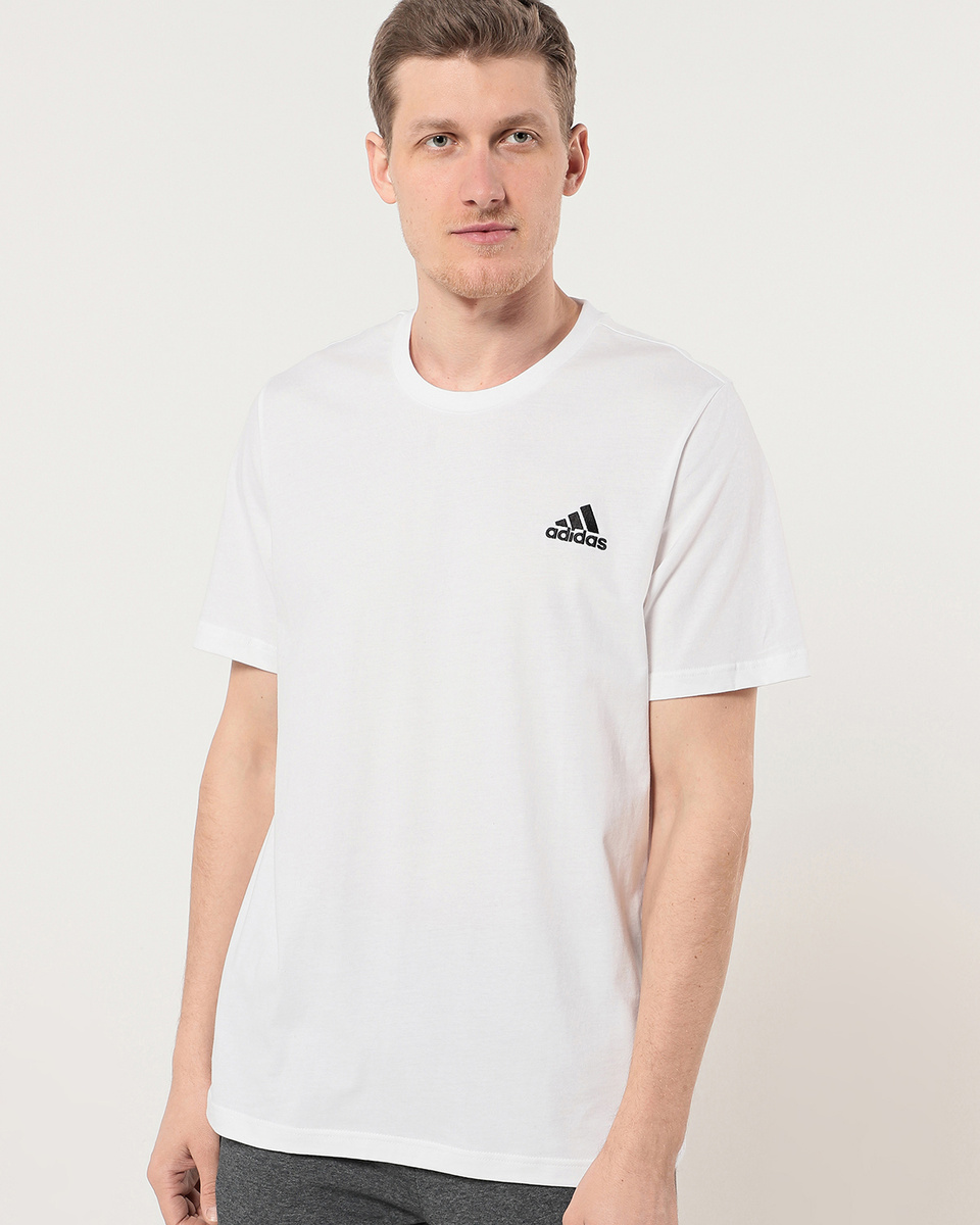 adidas small logo tee