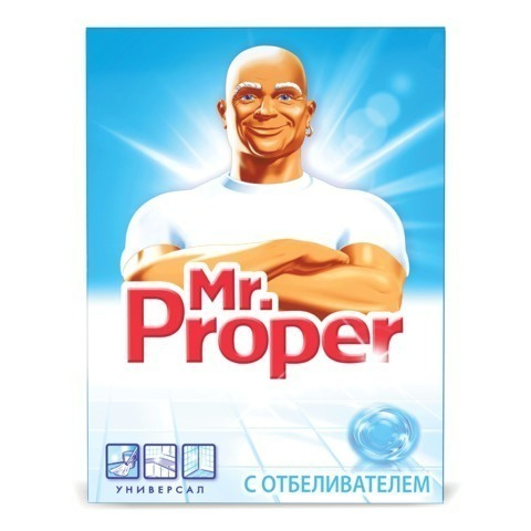 Чистящее средство 400 г, MR.PROPER (Мистер Пропер), с отбеливающим ...