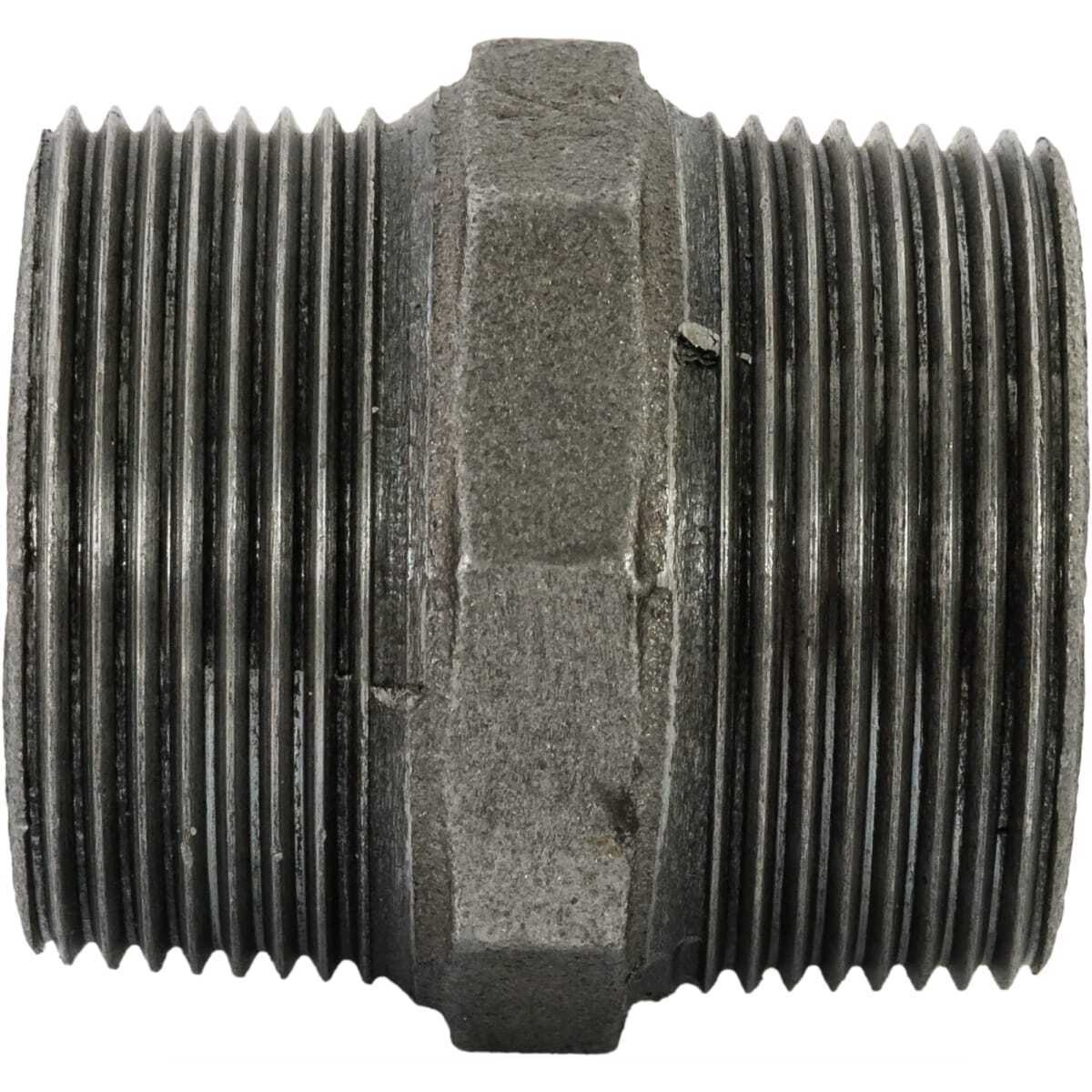 Ниппель, 1.1/2", чугун, цвет чёрный, LM_OR_82208665 - купить по ...