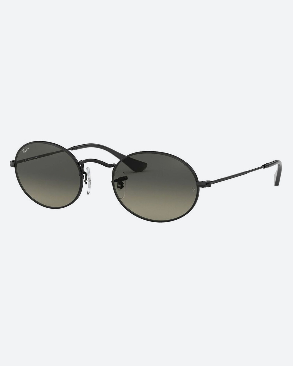 ray ban oval flat lenses polarized