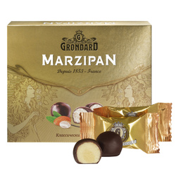 Марципан в шоколаде Grondard классический (33% миндаля) Подарочная коллекция, 126 г. ИЗЫСКАННЫЙ МАРЦИПАН