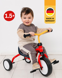 2513, Трехколесный велосипед детский, Puky Fitsch, красный. Первый транспорт малыша