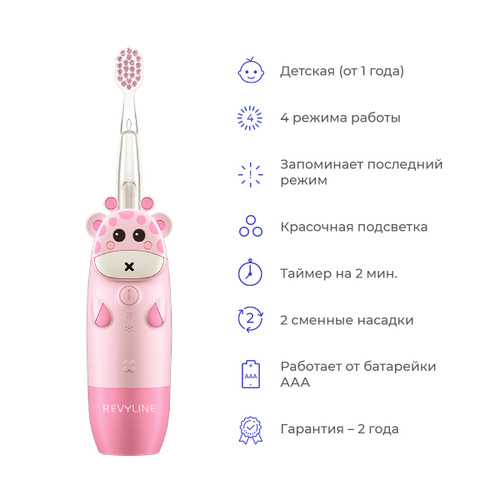 Электрическая зубная щетка детская Озон