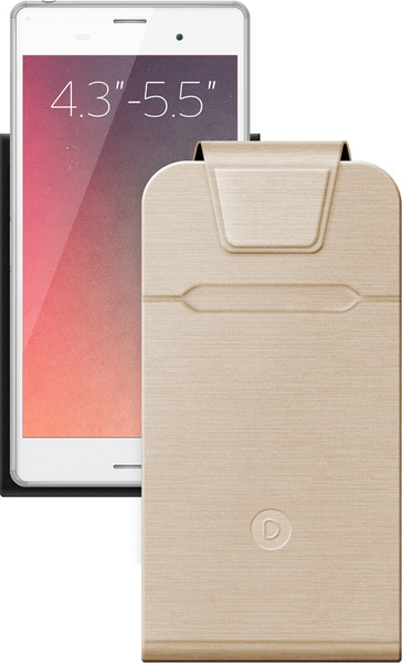 Чехол для смартфонов Flip Fold M 4.3''-5.5'', золотой, Deppa 87022 ...